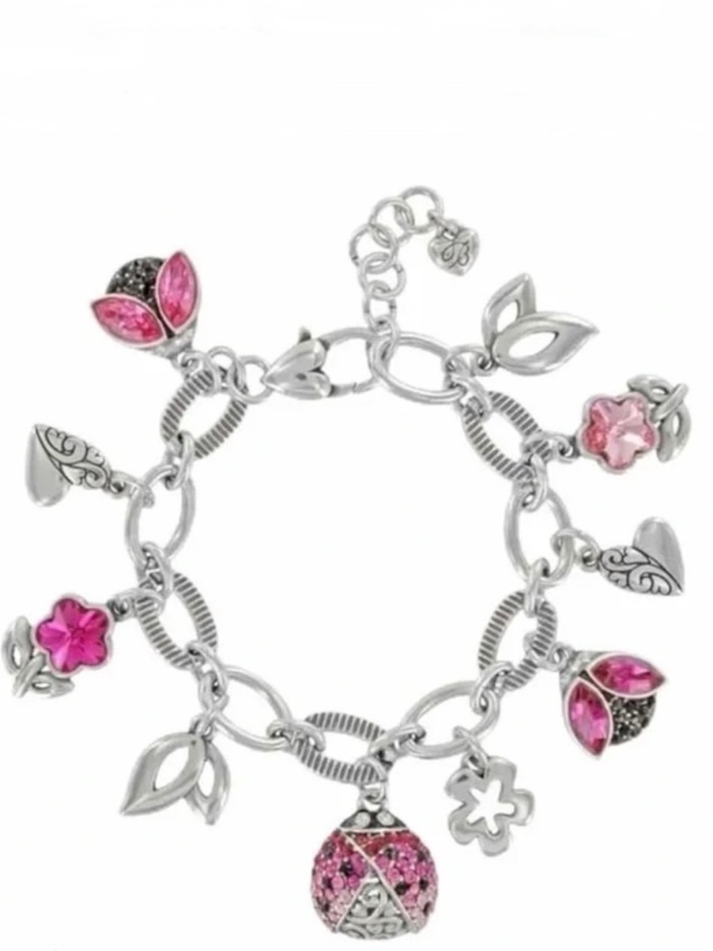 🩷Brighton Lucky Ladybug Charm Bracelet 🩷 Rare Find